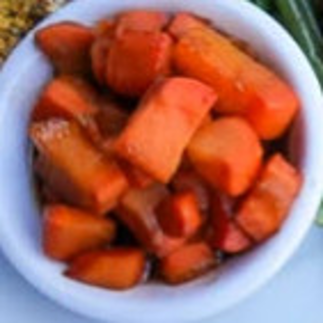 Honey Glazed Carrots.