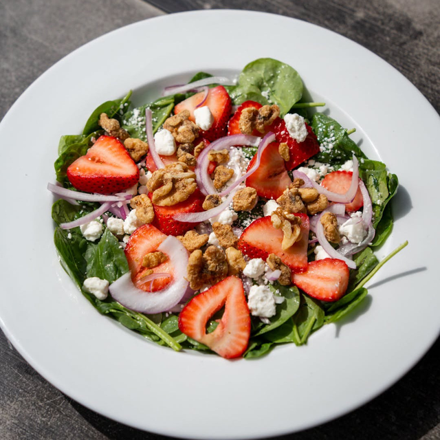 Strawberry Spinach Salad.