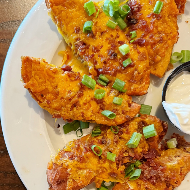 Homemade Potato Skins.