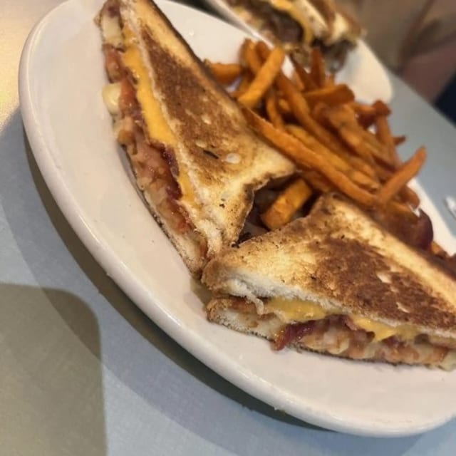 Classic Grilled Cheese Sandwich.