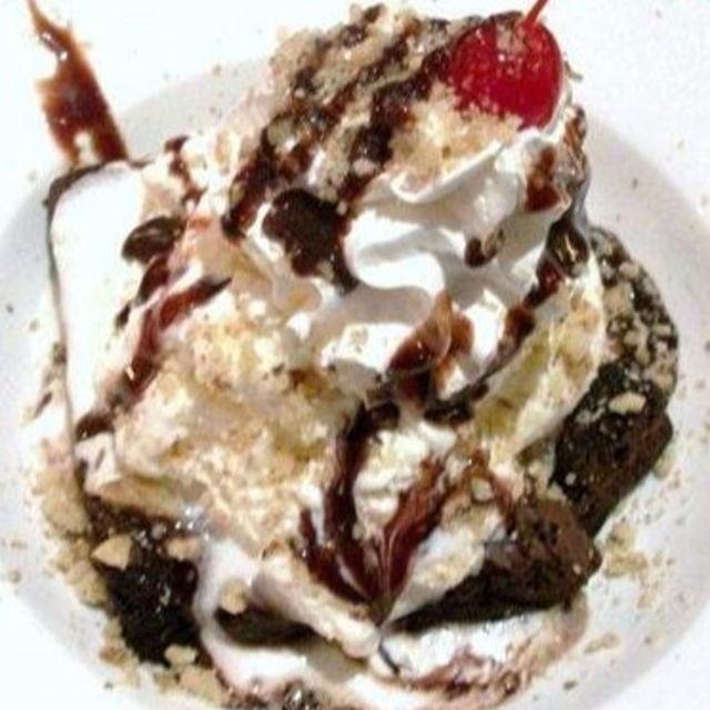 Warm Fudge Brownie Sundae.