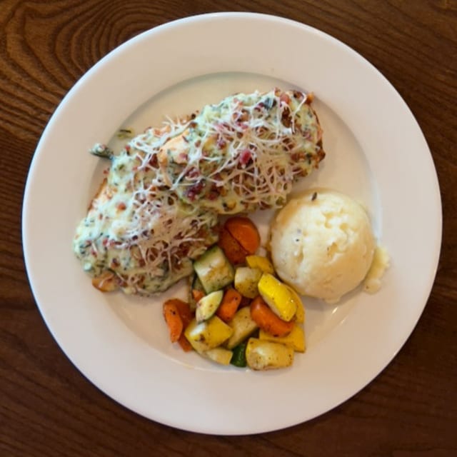 Chicken Rockefeller.